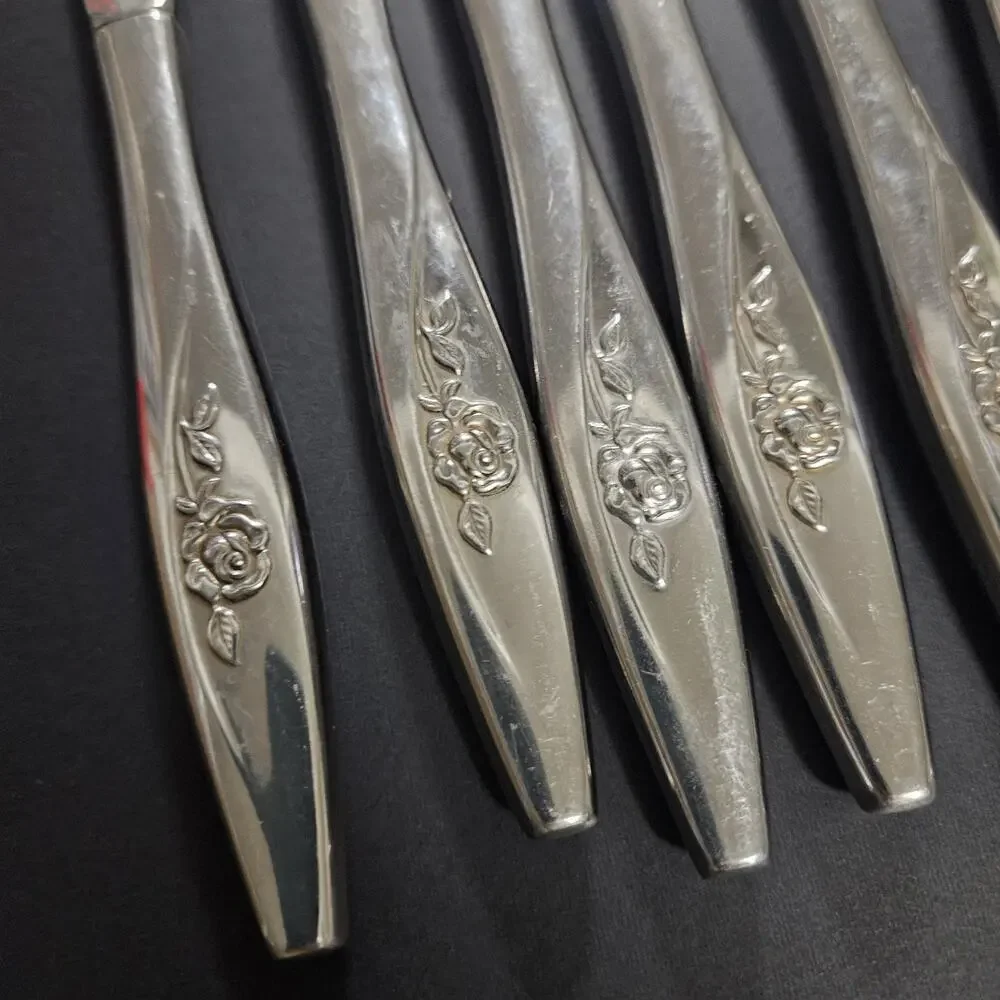Oneida Lasting Rose Modern Set Of 11 Stainless Replacement Butter Knives